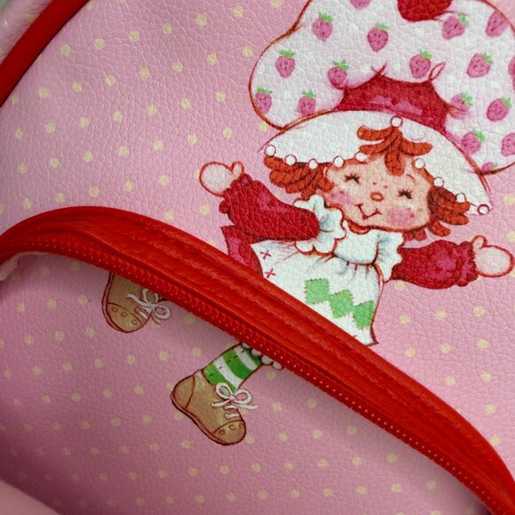 Loungefly Strawberry Shortcake Red Mini Backpack w/Flower Charm main image 9